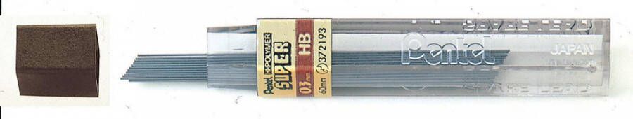 Pentel potloodstiften 0 3 mm HB