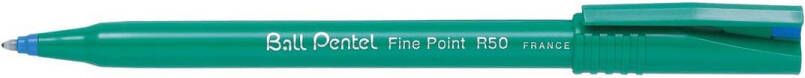 Pentel Roller Ball R50 R56 blauw medium schrift