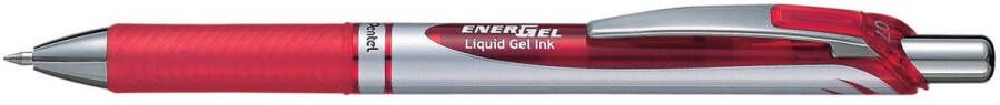 Pentel Gelschrijver BL77 Energel medium rood