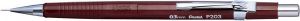 Pentel vulpotlood voor potloodstiften: 0 3 mm bruine houder