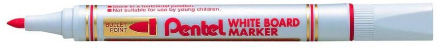 Pentel whiteboardmarker MW85 rood