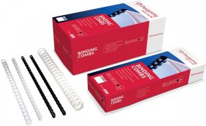 Pergamy bindruggen pak van 50 stuks 32 mm zwart