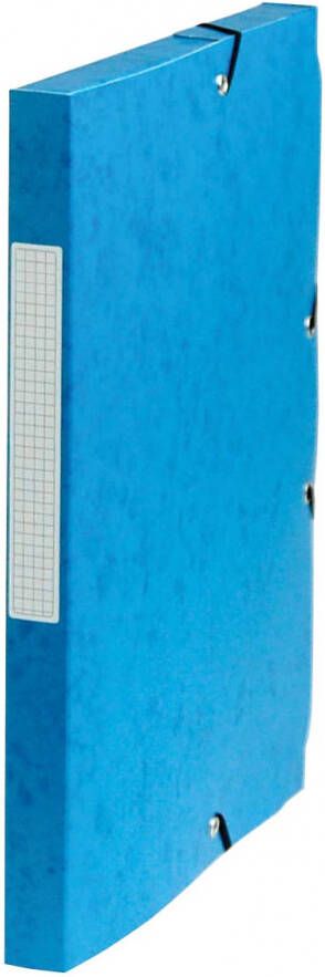 Pergamy elastobox rug van 2 5 cm donkerblauw