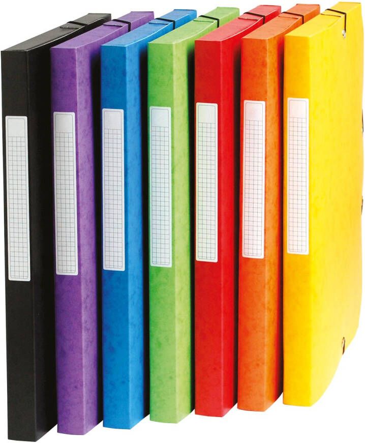 Pergamy elastobox rug van 2 5 cm geassorteerde kleuren
