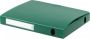Pergamy elastobox voor ft A4 uit PP van 700 micron rug van 4 cm groen - Thumbnail 1