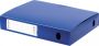 Pergamy elastobox voor ft A4 uit PP van 700 micron rug van 6 cm blauw - Thumbnail 1