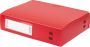 Pergamy elastobox voor ft A4 uit PP van 700 micron rug van 8 cm rood - Thumbnail 2