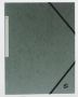 Pergamy elastomap 3 kleppen grijs pak van 10 - Thumbnail 1