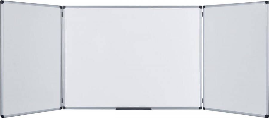 Pergamy Excellence emaille trio whiteboard ft 120 x 90 cm (gesloten)