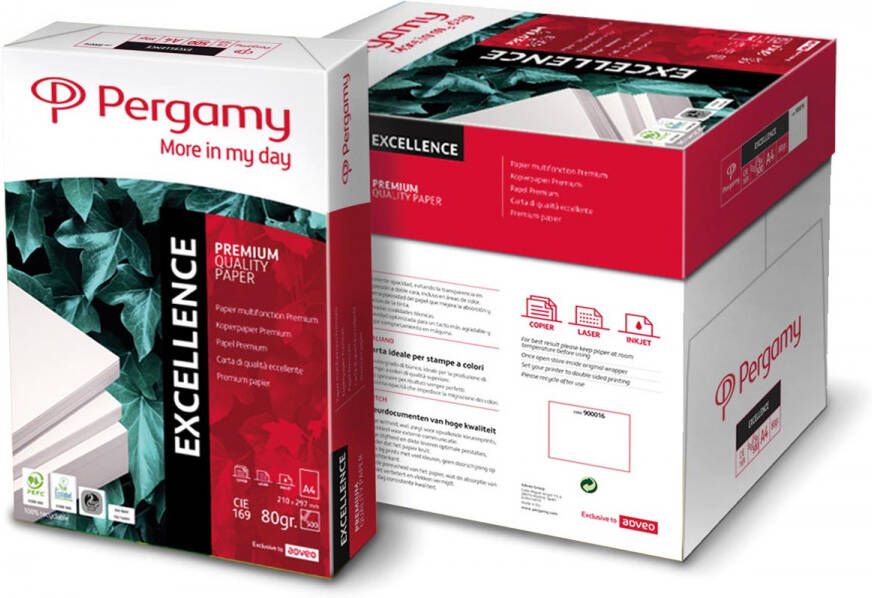 Pergamy Excellence printpapier ft A4, 80 g, pak van 500 vel online kopen