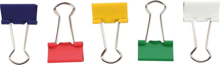 Pergamy foldbackclip 19 mm 12 stuks