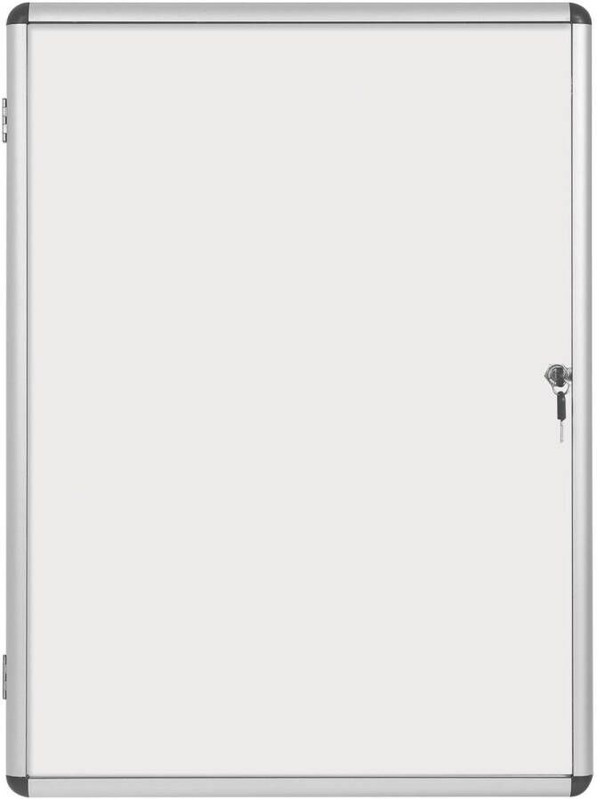 Pergamy glazen vitrine met magnetische achtergrond ft 9 x A4