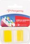 OfficeTown Pergamy index ft 43 x 25 mm geel - Thumbnail 2