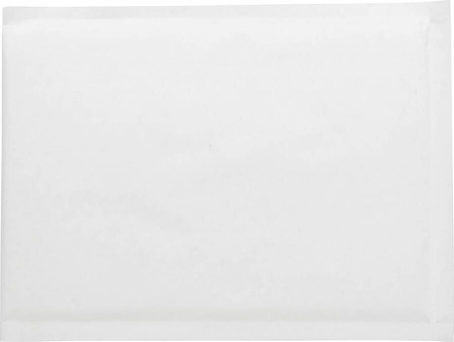 Pergamy kraft envelop met luchtkussenfolie, ft 18 x 26 cm, wit, pak van 100 online kopen