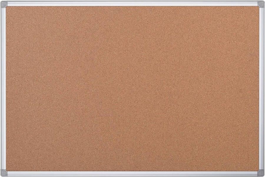 OfficeTown Pergamy kurkbord met aluminium frame ft 60 x 45 cm