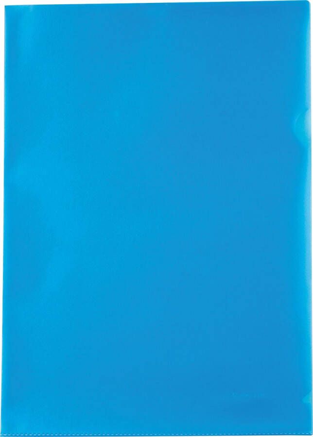 Pergamy L-map ft A4 PP van 120 micron pak van 25 stuks blauw
