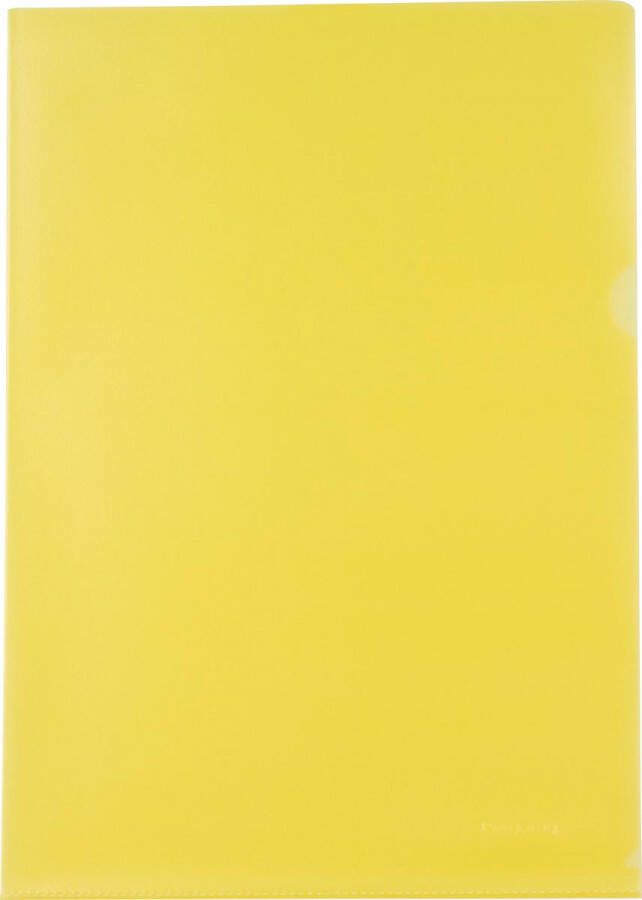 Pergamy L-map ft A4 PP van 120 micron pak van 25 stuks geel