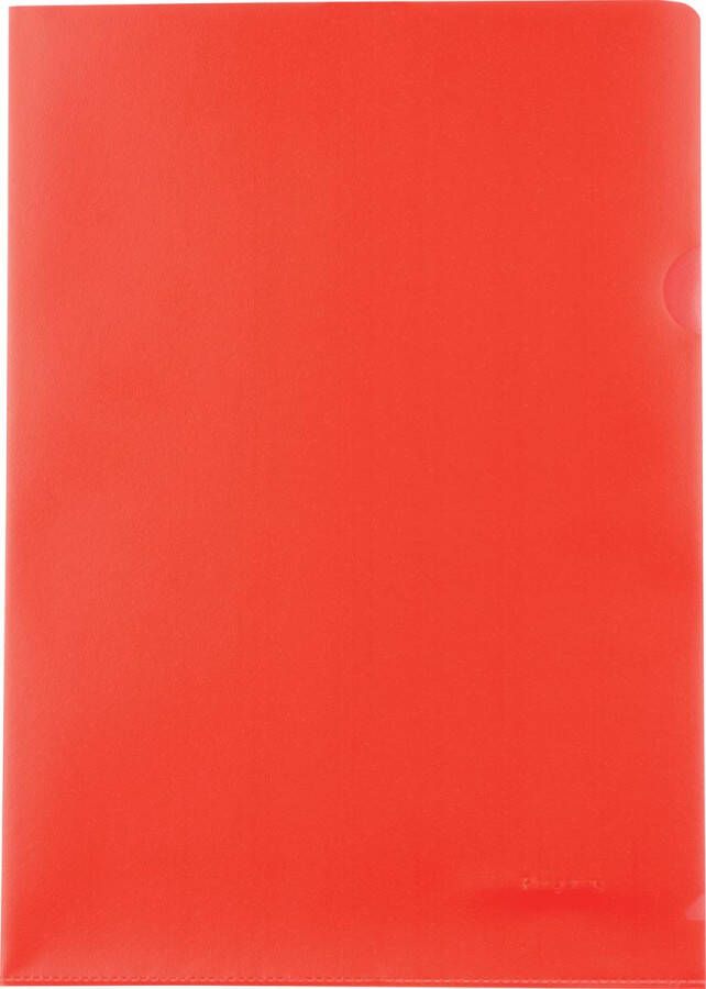 Pergamy L-map ft A4 PP van 120 micron pak van 25 stuks rood