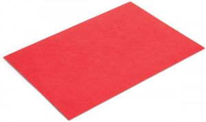 Pergamy omslagen lederlook ft A4 250 micron pak van 100 stuks rood