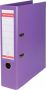 Merkloos Pergamy ordner voor ft A4 volledig uit PP rug van 8 cm violet - Thumbnail 3