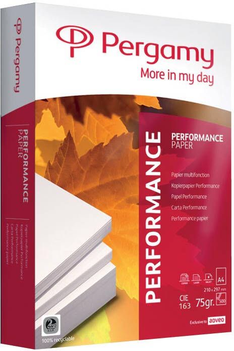 Pergamy Performance printpapier ft A4, 75 g, pak van 500 vel online kopen