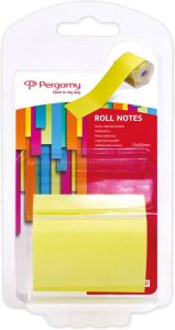 Pergamy Roll notes ft 10 m x 50 mm neon geel