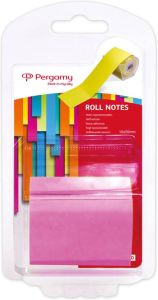 Pergamy Roll notes ft 10 m x 50 mm neon roze