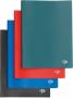 Pergamy showalbum voor ft A4 met 40 transparante tassen in geassorteerde kleuren - Thumbnail 1