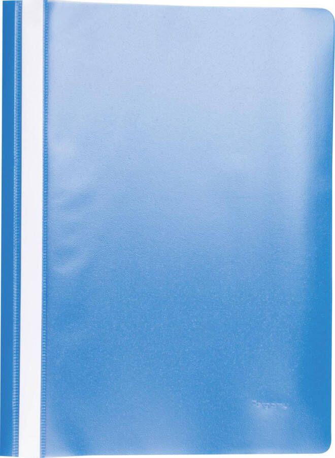 Pergamy snelhechtmap ft A4 PP pak van 25 stuks blauw