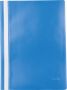 Pergamy snelhechtmap ft A4 PP pak van 5 stuks donkerblauw - Thumbnail 1