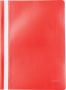 Pergamy snelhechtmap ft A4 PP pak van 5 stuks rood - Thumbnail 1