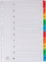 Pergamy tabbladen met indexblad ft A4 11 gaatsperforatie geassorteerde kleuren set 1 10 - Thumbnail 2
