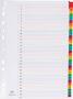 Pergamy tabbladen met indexblad ft A4 11-gaatsperforatie geassorteerde kleuren set 1-31 - Thumbnail 2