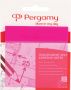 Pergamy transparante notes ft 76 x 76 mm 50 vel roze - Thumbnail 1