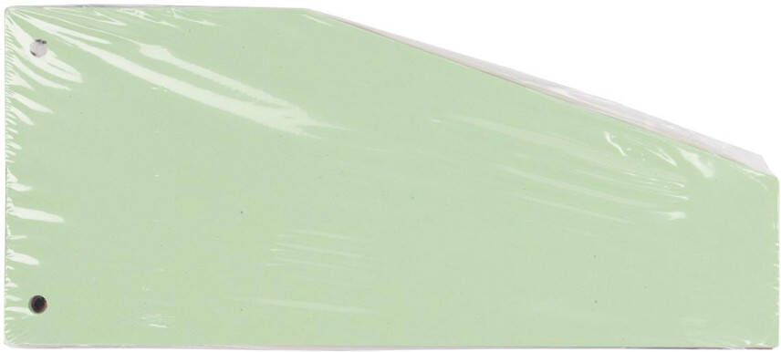 Pergamy trapezium verdeelstroken pak van 100 stuks groen