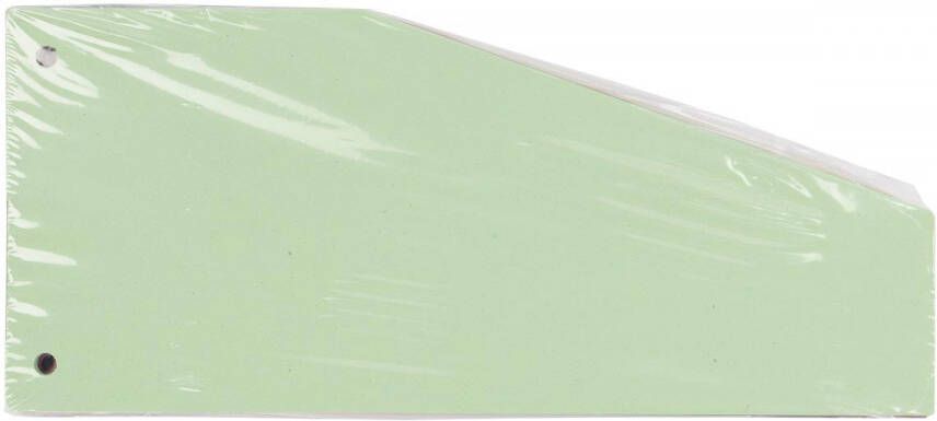 Pergamy trapezium verdeelstroken pak van 100 stuks groen