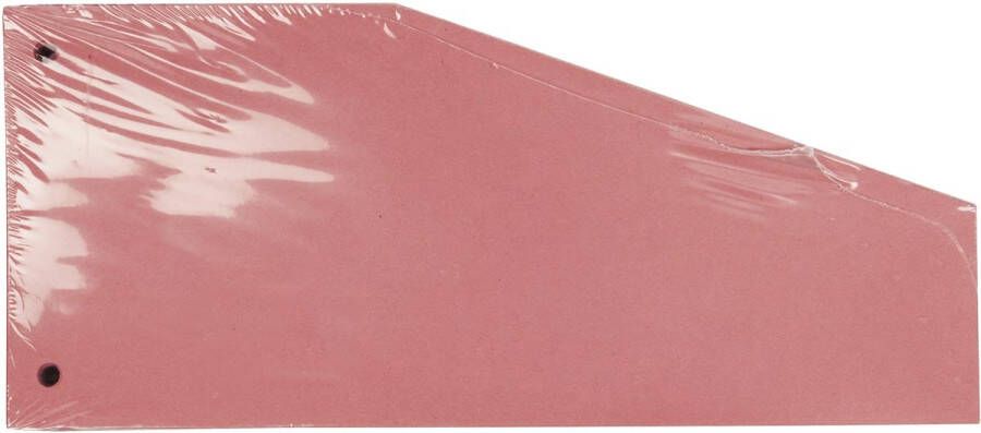 Pergamy trapezium verdeelstroken pak van 100 stuks roze