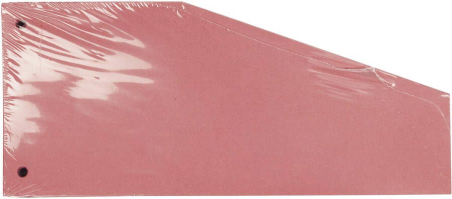 Pergamy trapezium verdeelstroken pak van 100 stuks roze