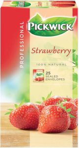 Pickwick Thee aardbeien 25 zakjes van 1.5gr