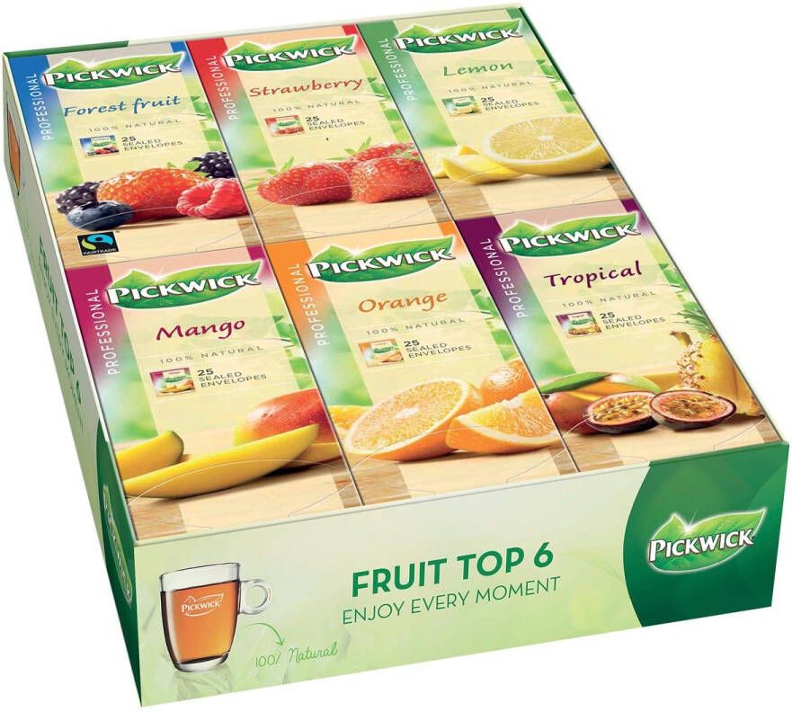 Pickwick Thee multipack fruitige smaken original 150 stuks