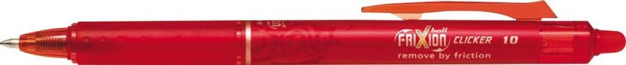Pilot balpen FriXion Ball Clicker 10 rood 12 stuks - Foto 2