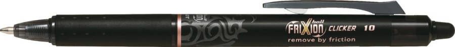 Pilot balpen FriXion Ball Clicker 10 zwart 12 stuks