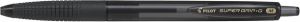 Pilot balpen Super Grip G medium retractable zwart value pack met 24 + 6 stuks