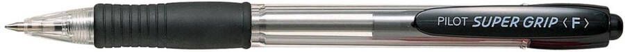 Pilot balpen Super Grip zwart 12 stuks