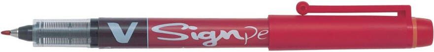 Pilot Fineliner V Signpen fijn rood