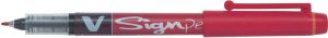 Pilot Fineliner V-Sign rood 0.6mm