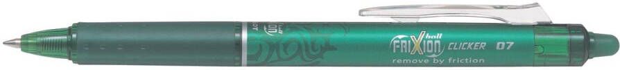 Pilot FriXion Ball Clicker roller intrekbaar medium punt 0 7 mm groen