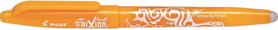 Pilot Rollerpen Frixion BL-FR7 0.35mm abrikoos oranje