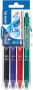 Pilot intrekbare roller FriXion Ball Clicker Set 2 Go medium punt 0 7 mm blister met 4 stuks - Thumbnail 1