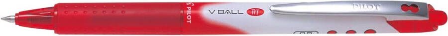 Pilot liquid-ink roller V-Ball RT 05 fijne punt rood